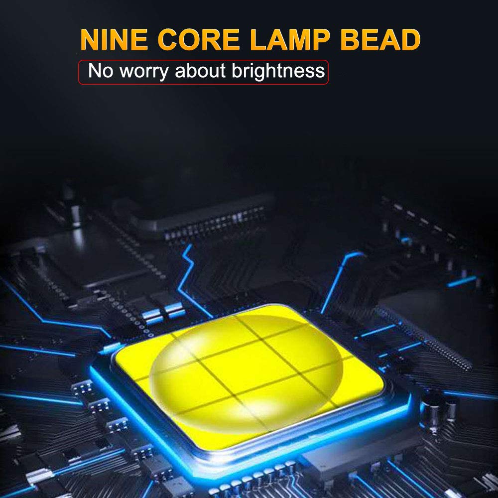 LBJD headlamp IPX4 waterproof build withstands rain and splashes.