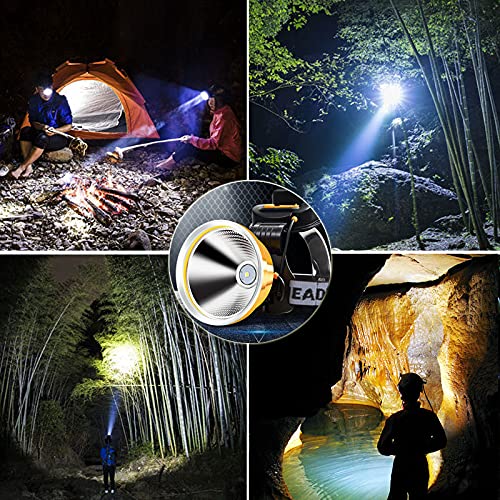 LBJD headlamp compact and lightweight design for easy carrying.
