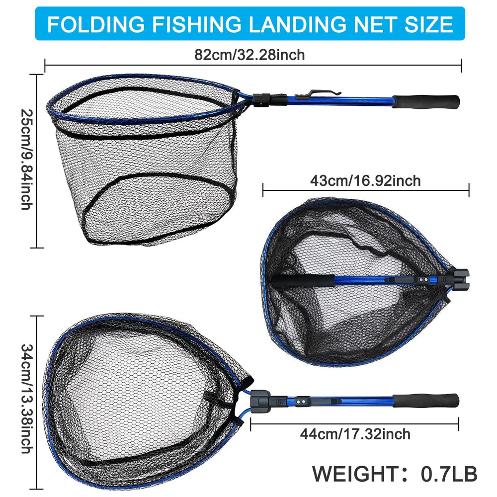 Rubber-coated non-snag net protecting fish and reducing tangles