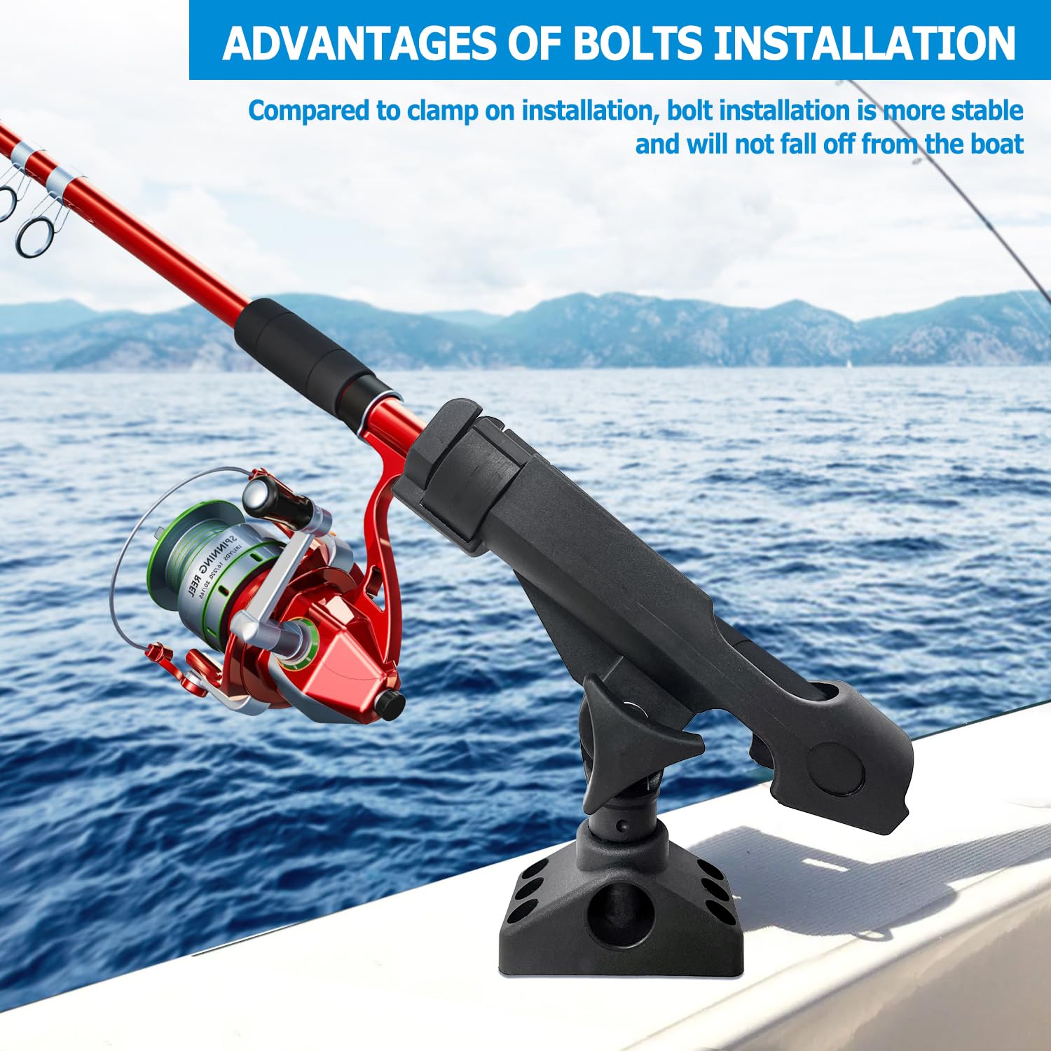 Two LBW rod holders included in the 2-pack set