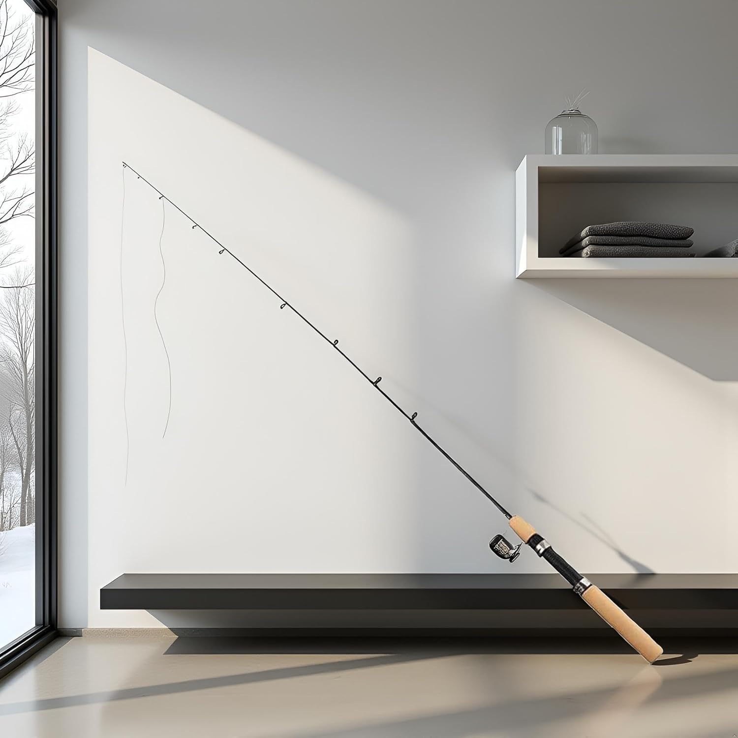 Reel mounting: compatible with preferred reel for customization