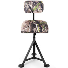 LDAILY Moccha 360 swivel hunting chair in camo for silent directional aiming.