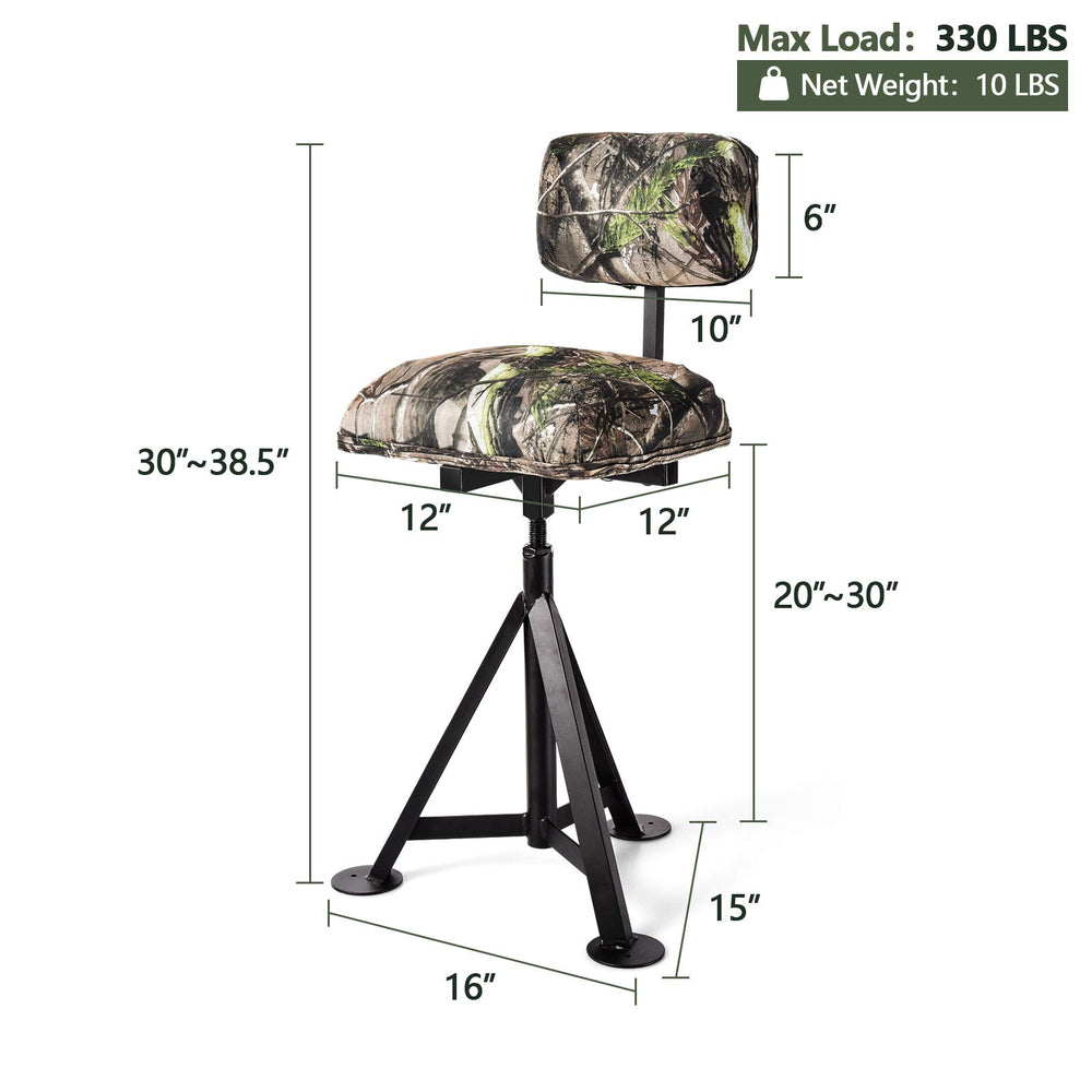 LDAILY Moccha padded seat offering warmth during extended hunts.
