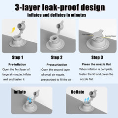 LDHSYU thickened flocking material offers soft, skin friendly sleeping surface.