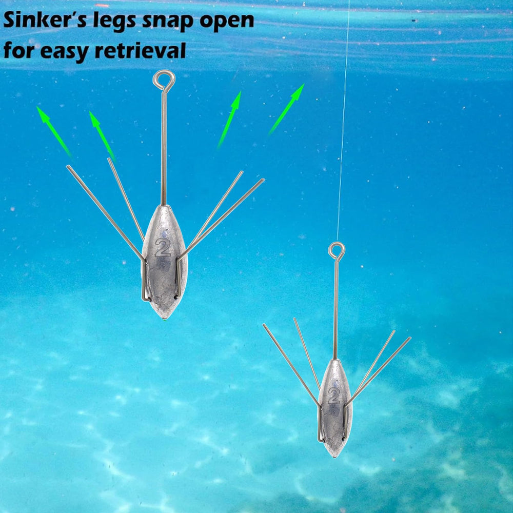 Lead Sputnik surf casting sinker for saltwater