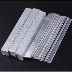 Flexible lead sheet strips for fishing, plant anchors, and swing weights