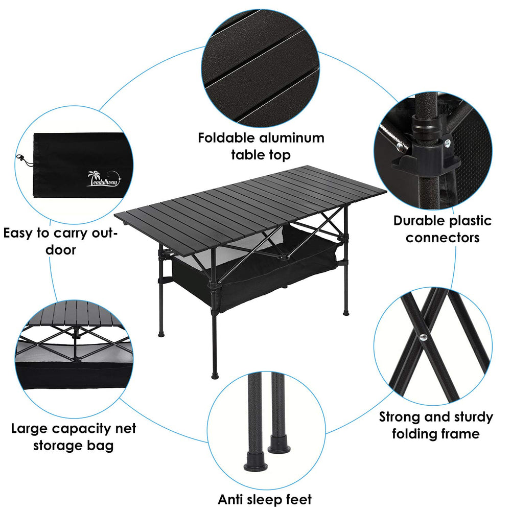 LEADALLWAY compact folded form fits easily in a car trunk.