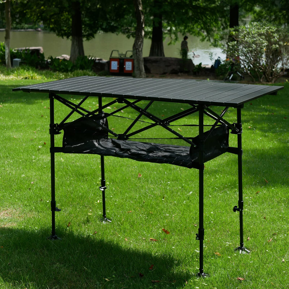 LEADALLWAY retractable legs extended for adjustable height and stability.