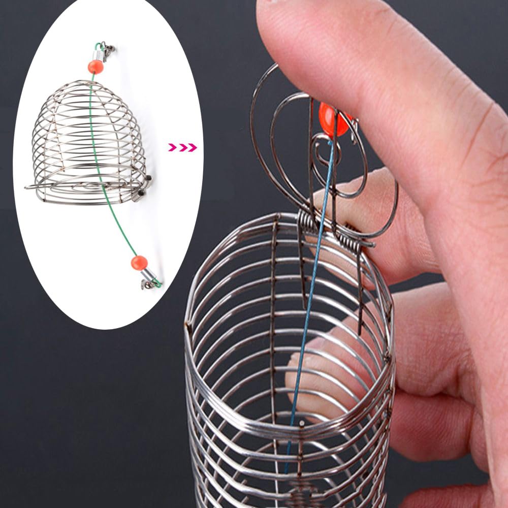 Small 4x3.5 cm bait cage dimensions