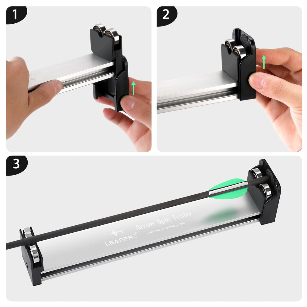 LEANPRO Arrow Spine Tester aluminum main body delivers durable field performance
