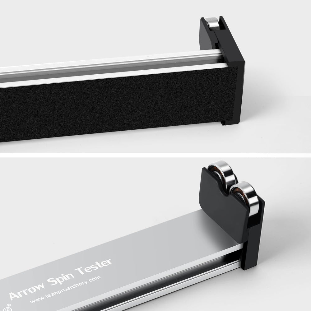 LEANPRO Arrow Spine Tester cross-section burs grinding smooths shaft edges during checks