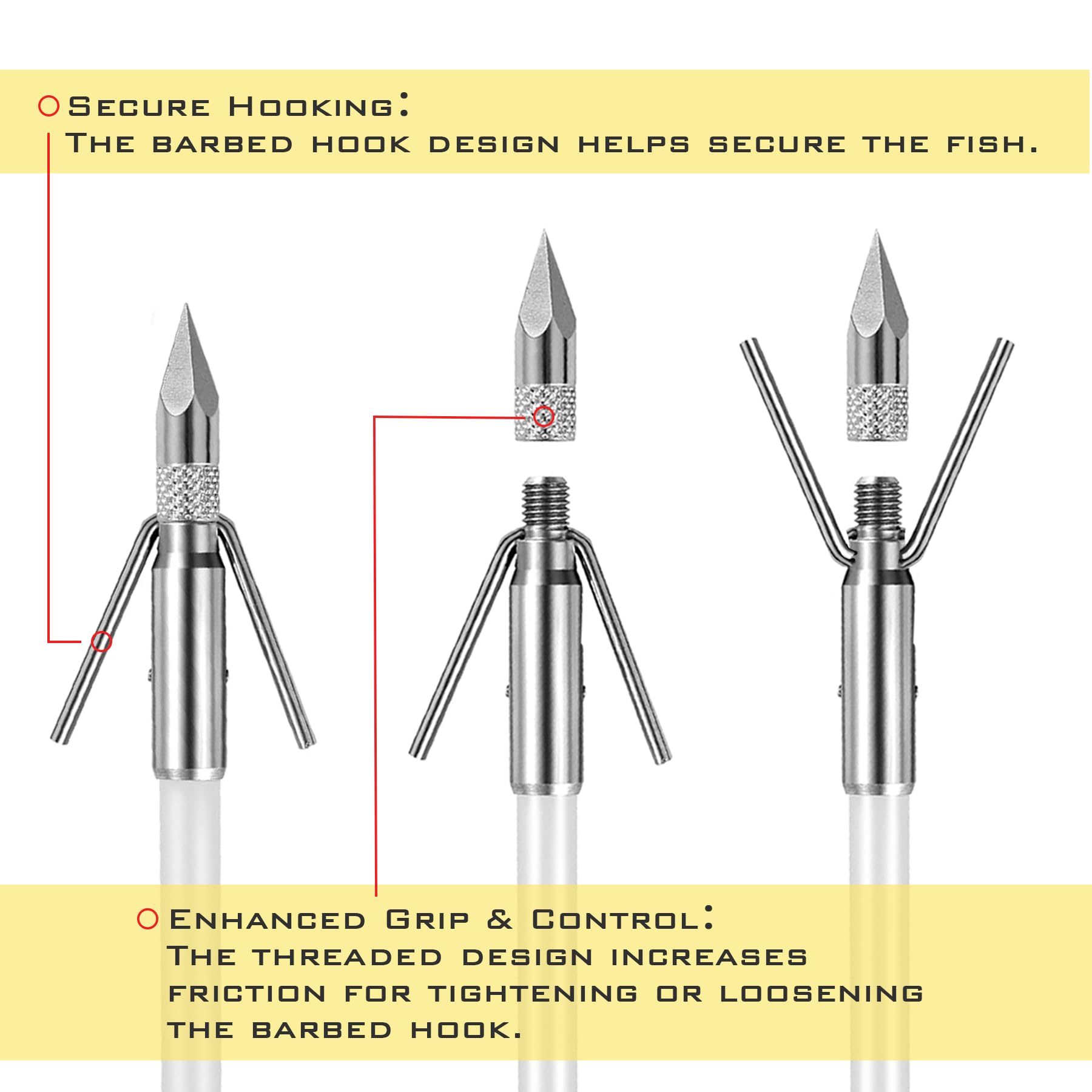 LEANPRO bowfishing arrows 6-pack provides value and backup options for multiple setups.