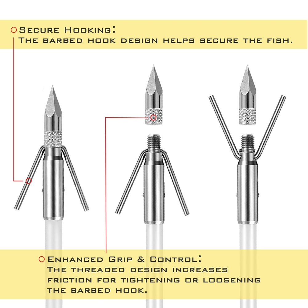 LEANPRO bowfishing arrows 6-pack provides value and backup options for multiple setups.