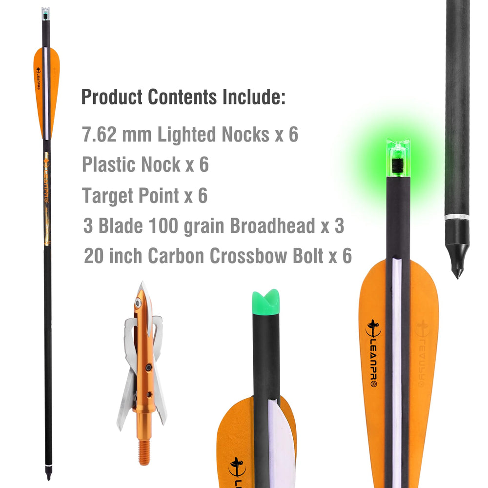 LEANPRO 100-grain mechanical broadheads ready for target practice