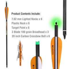 LEANPRO 100-grain mechanical broadheads ready for target practice