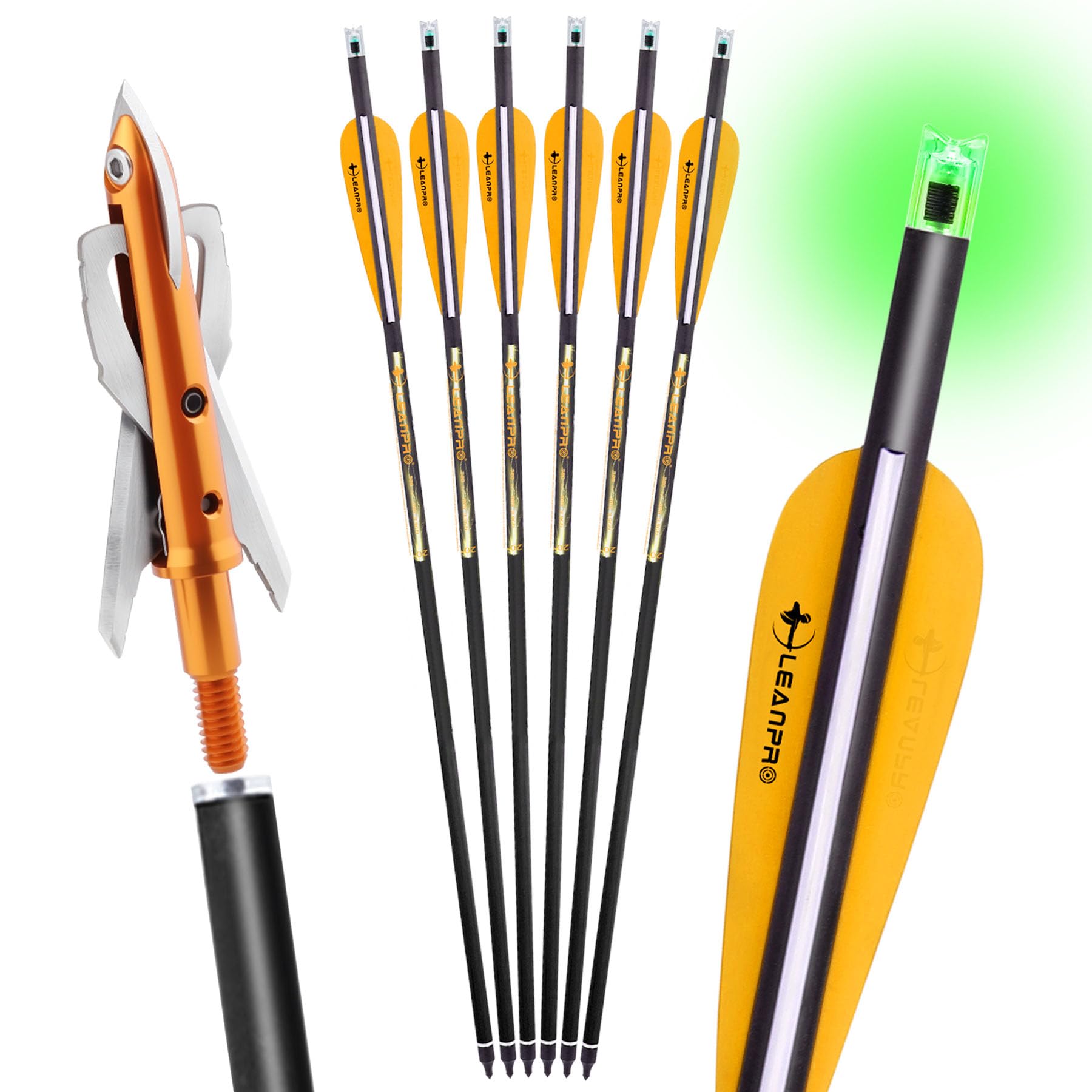 LEANPRO 20-inch bolt shaft for consistent practice flight