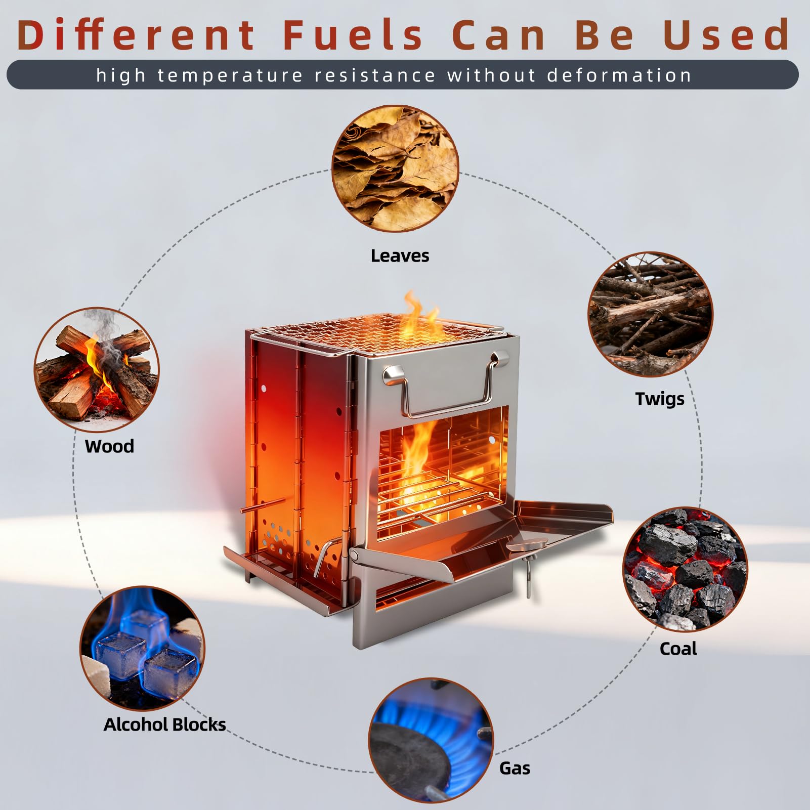 Leapiture stove includes carry bag for effortless transport