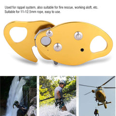 Leapiture descender auto-lock system close-up highlights enhanced safety during controlled descents.