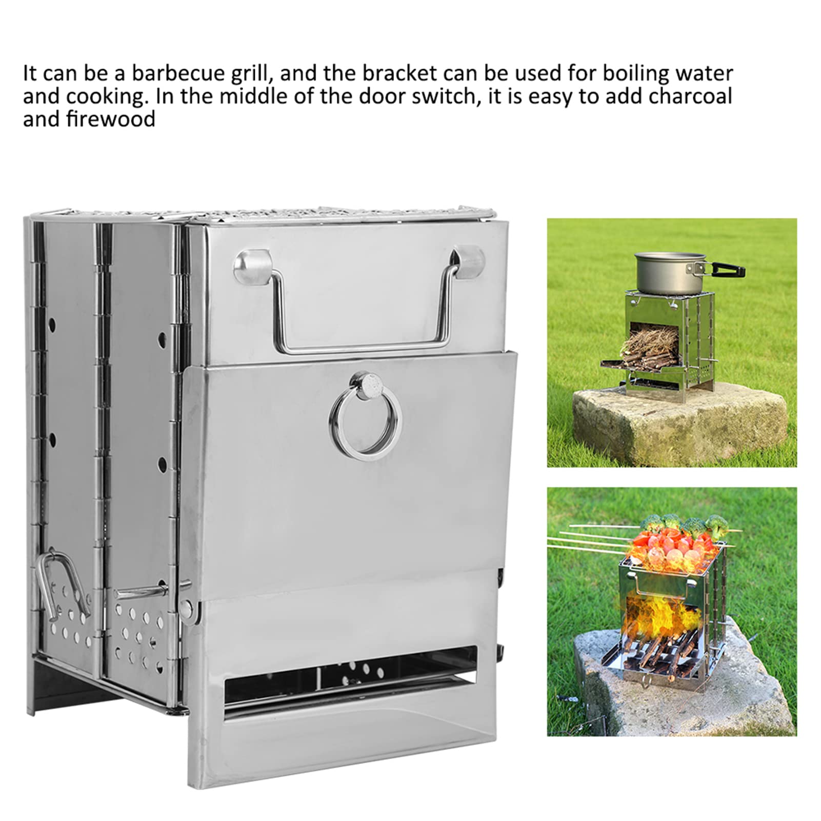 Leapiture foldable and lightweight stove ideal for backpacking and quick setups