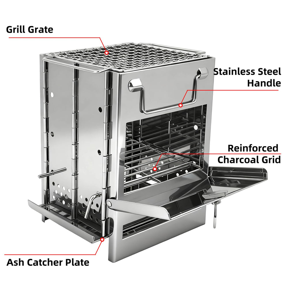 Leapiture stove in outdoor camping setup for versatile cooking