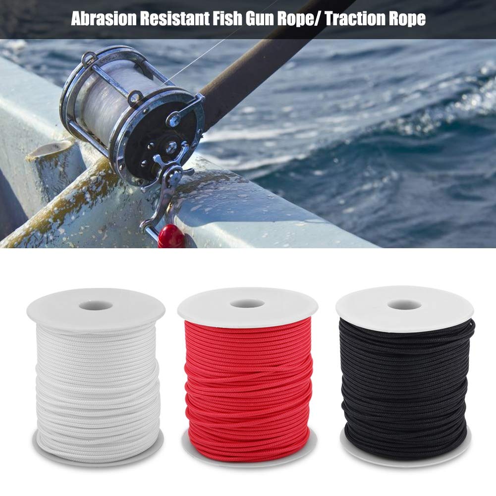 Leapiture durable braid red, spearfishing reel line, built for tough conditions.