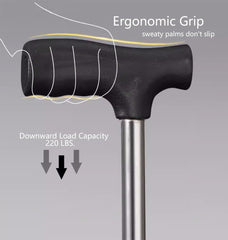 LeapLife cane-weight-2lbs emphasizes ultra-light design easy handling