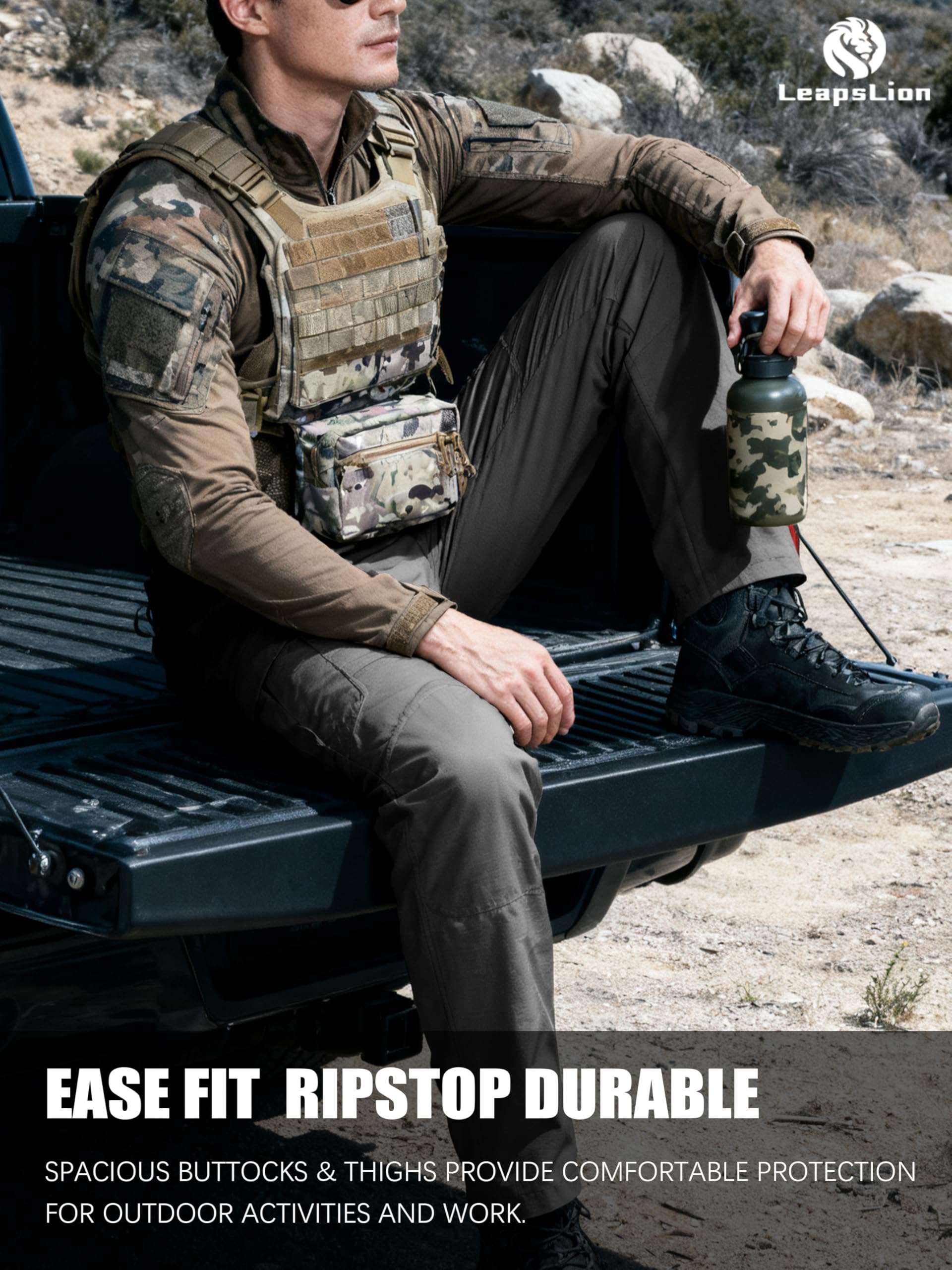LeapsLion pants suited for outdoor adventures and demanding work environments