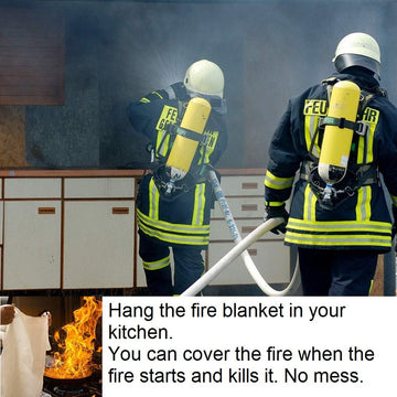 Leberna fire blanket as heat shield offering insulation against high temperatures.