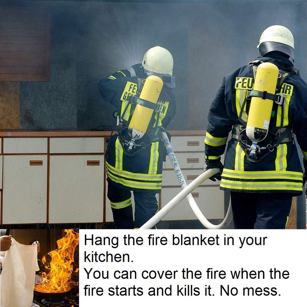 Leberna fire blanket as heat shield offering insulation against high temperatures.