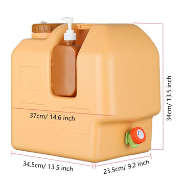 Lebreary outdoor water jug compact-durable for emergencies and picnics.
