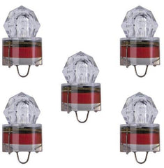 LED 5PACK Diamond Deep Drop Light flashing at depth to attract squid.