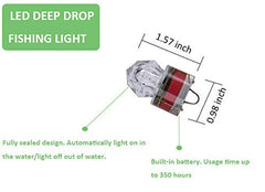 LED 5PACK Water-Activated Flasher lights automatically underwater.