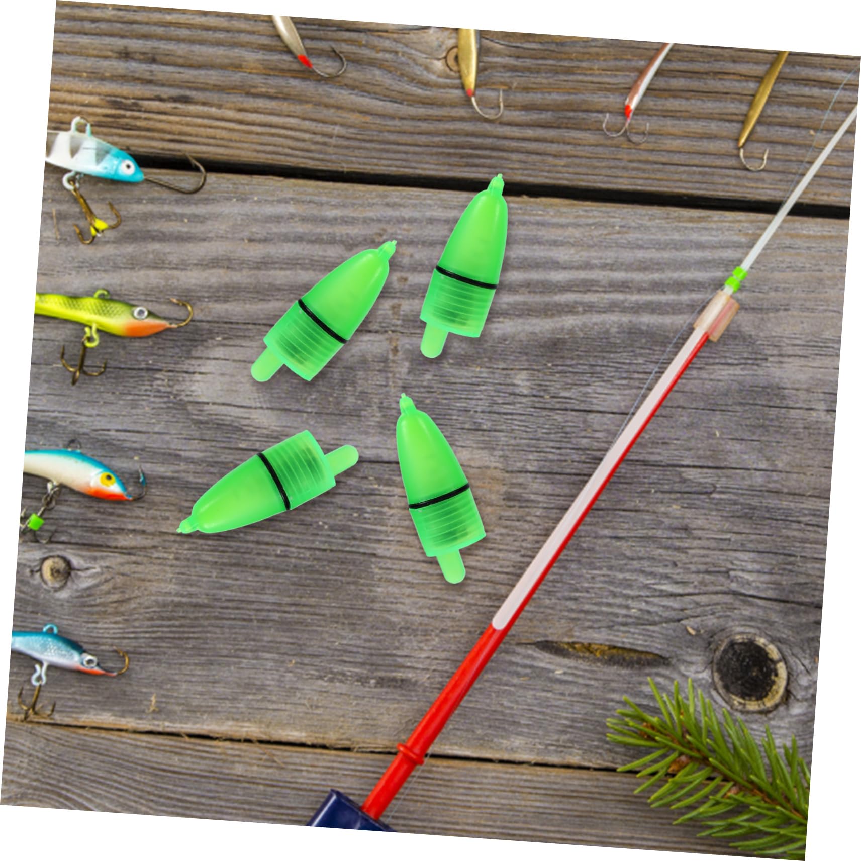 LED Fishing Rod Bite Alarm's plastic body supports long-time use.