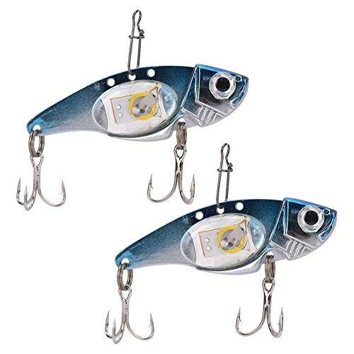 Close-up of LED light on lure