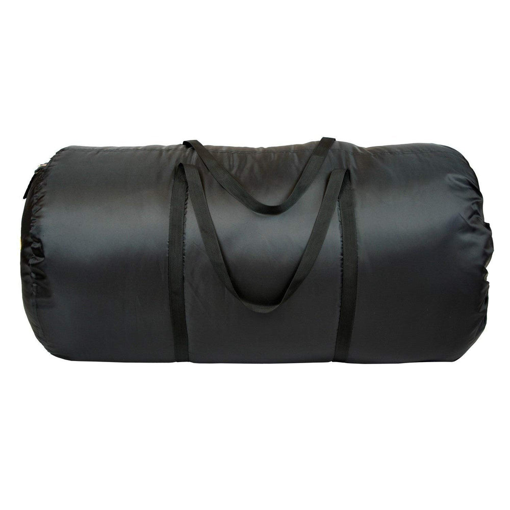 Ledge Alaska 0 Degree King Size Sleeping Bag pack-dimensions show compact packing for travel.