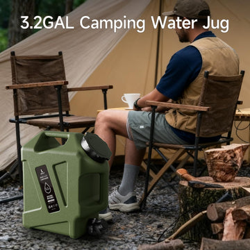 LEDLAY water jug spigot design for controlled pouring on camping trips