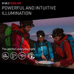Ledlenser H14R.2 wide flood and focus for versatile tasks.