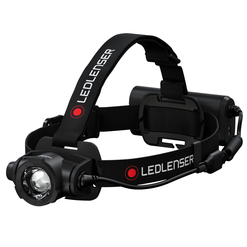 Ledlenser H15R Core headlamp with 2500-lumen boost for outdoor visibility.