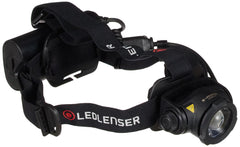 Ledlenser H15R Core front view, compact headlamp for outdoor adventures