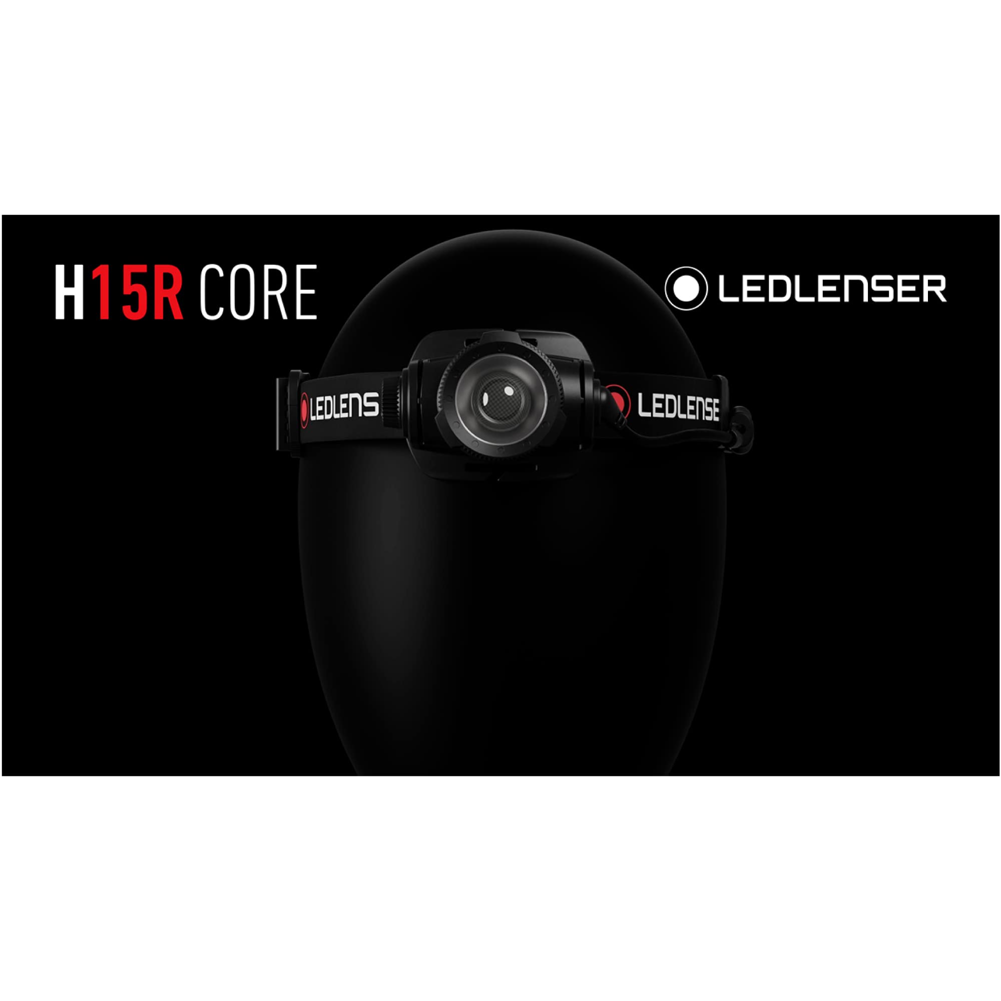 Ledlenser H15R Core with 120-degree rotation for flexible aiming.