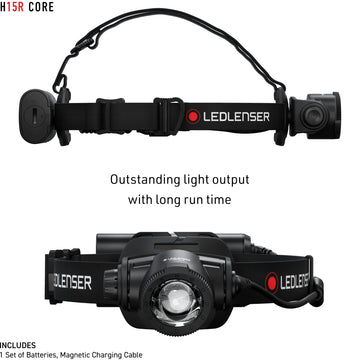 Ledlenser H15R Core Wheel Switch enables smooth dimming control.