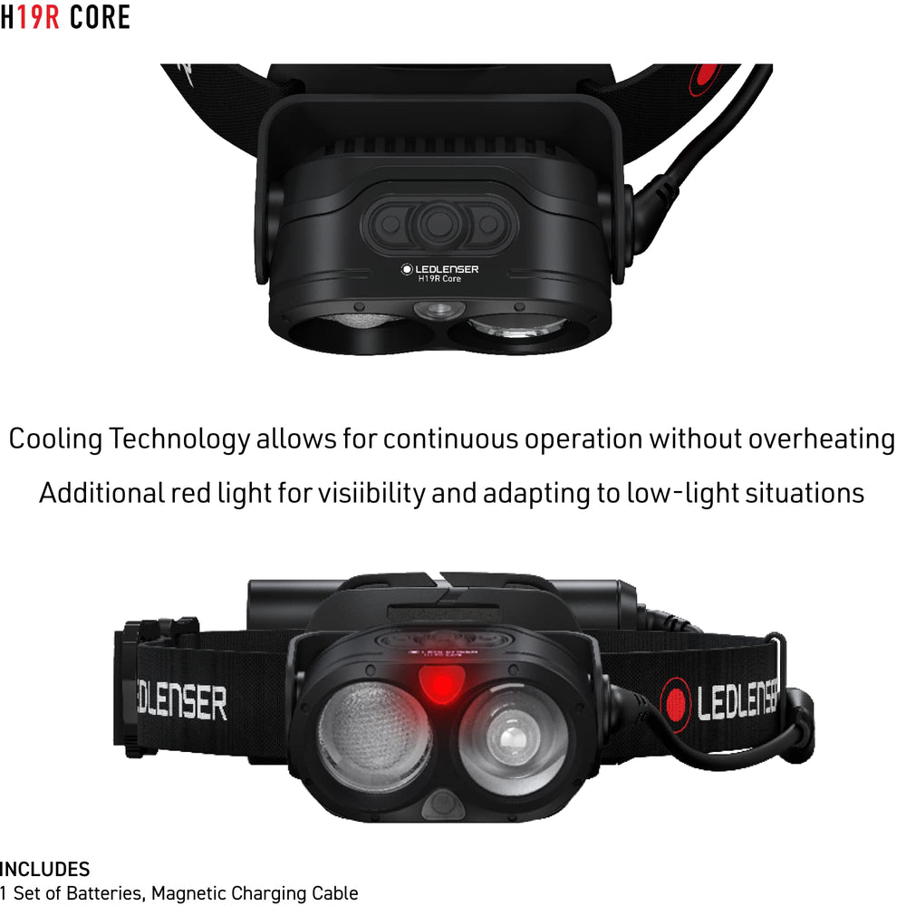 Ledlenser H19R Core Bluetooth mounting options boost versatility.