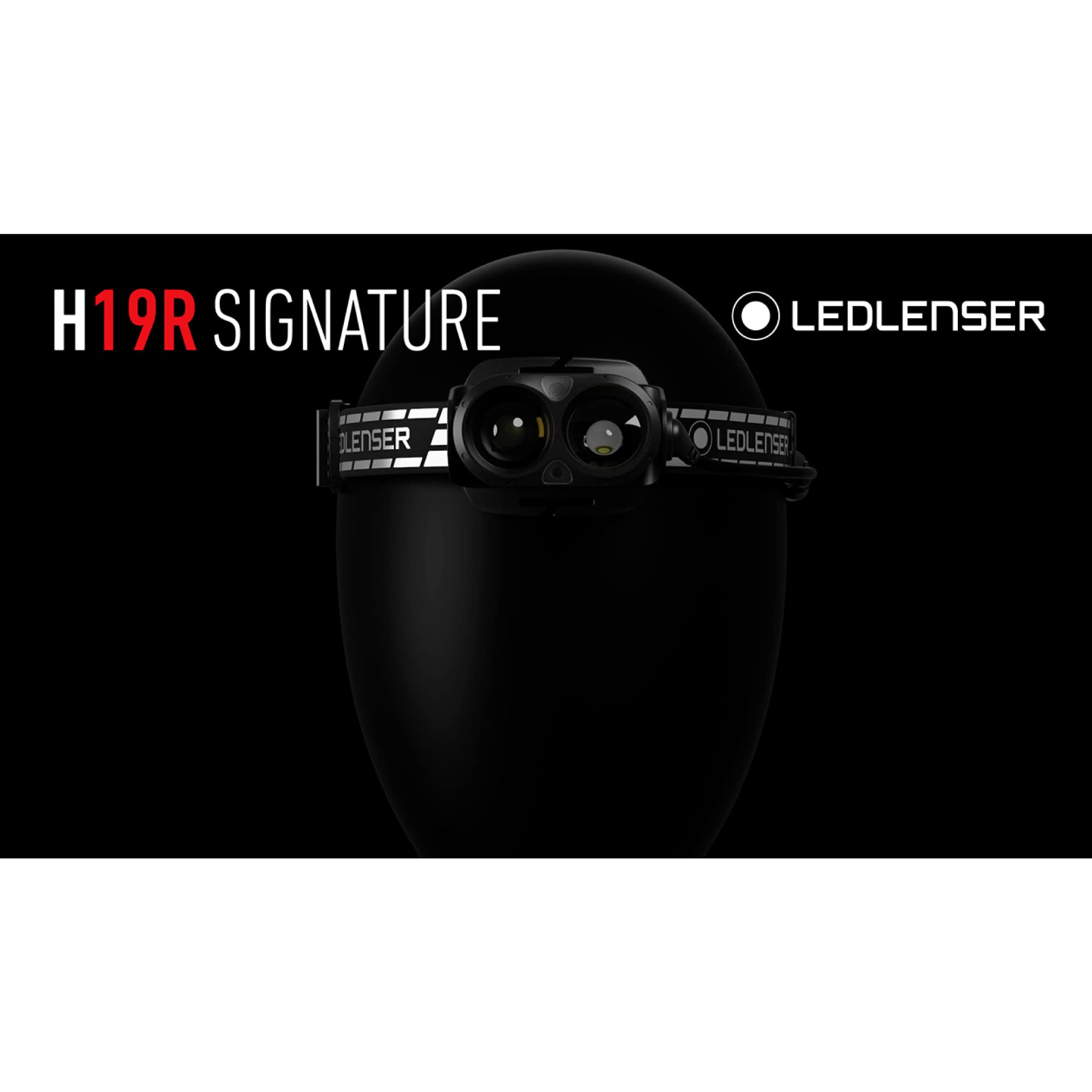 Ledlenser H19R Signature accessories included for versatile mounting