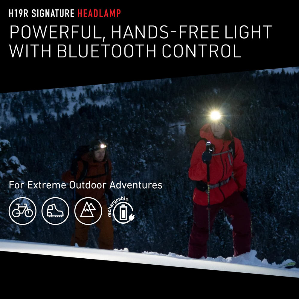 Ledlenser H19R Signature side view highlighting rugged housing design