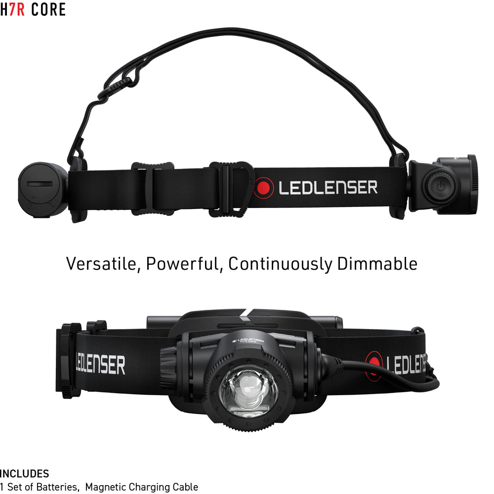 Ledlenser H7R Core hard hat light for reliable site illumination