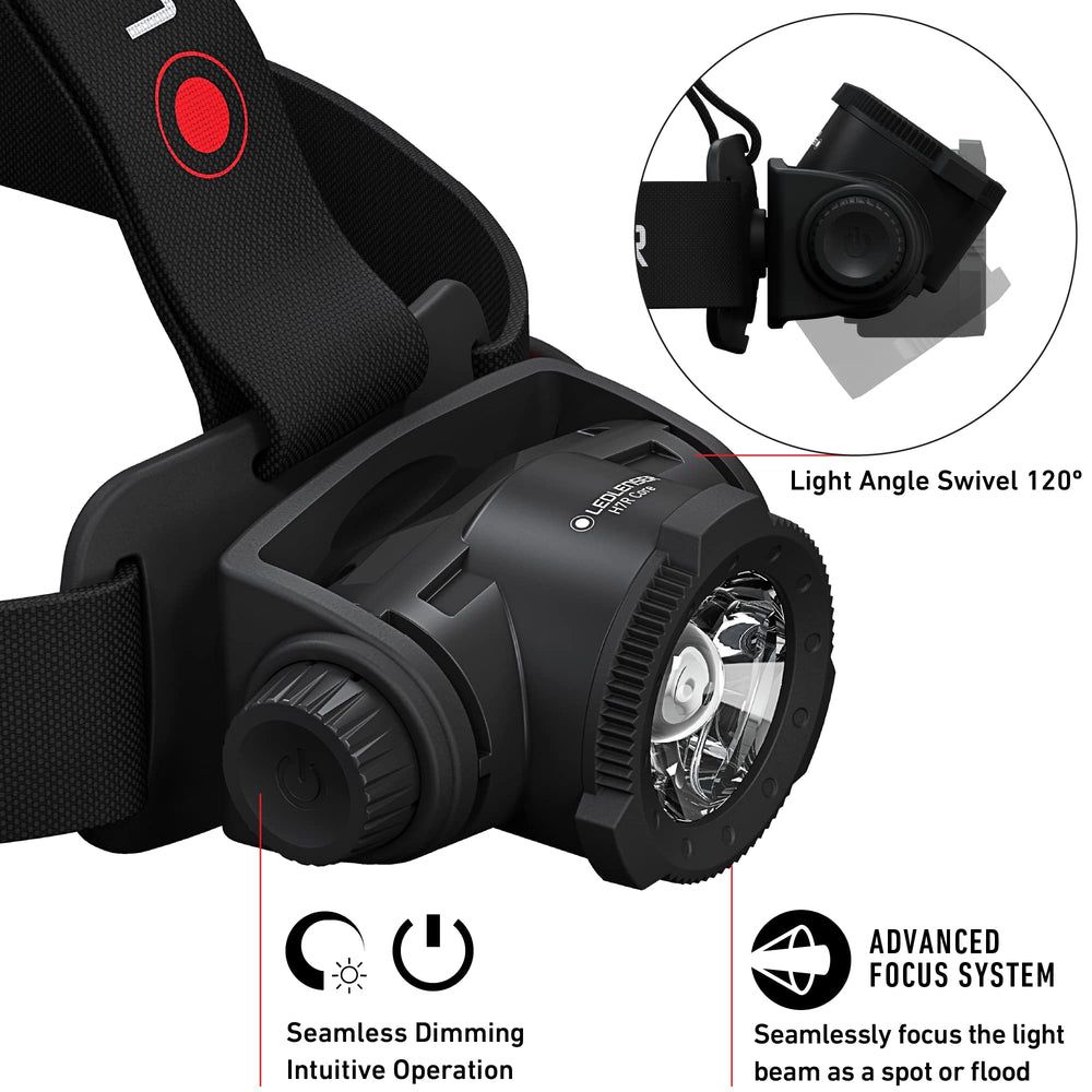 Ledlenser H7R Core IP67 rating protects against dust and water in harsh environments