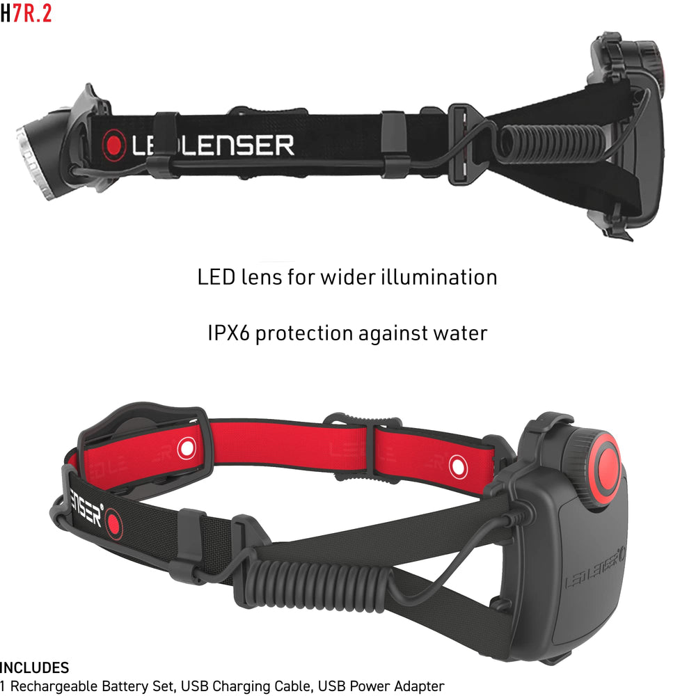 Ledlenser H7R.2 long runtime up to 60 hours for multi-day projects.