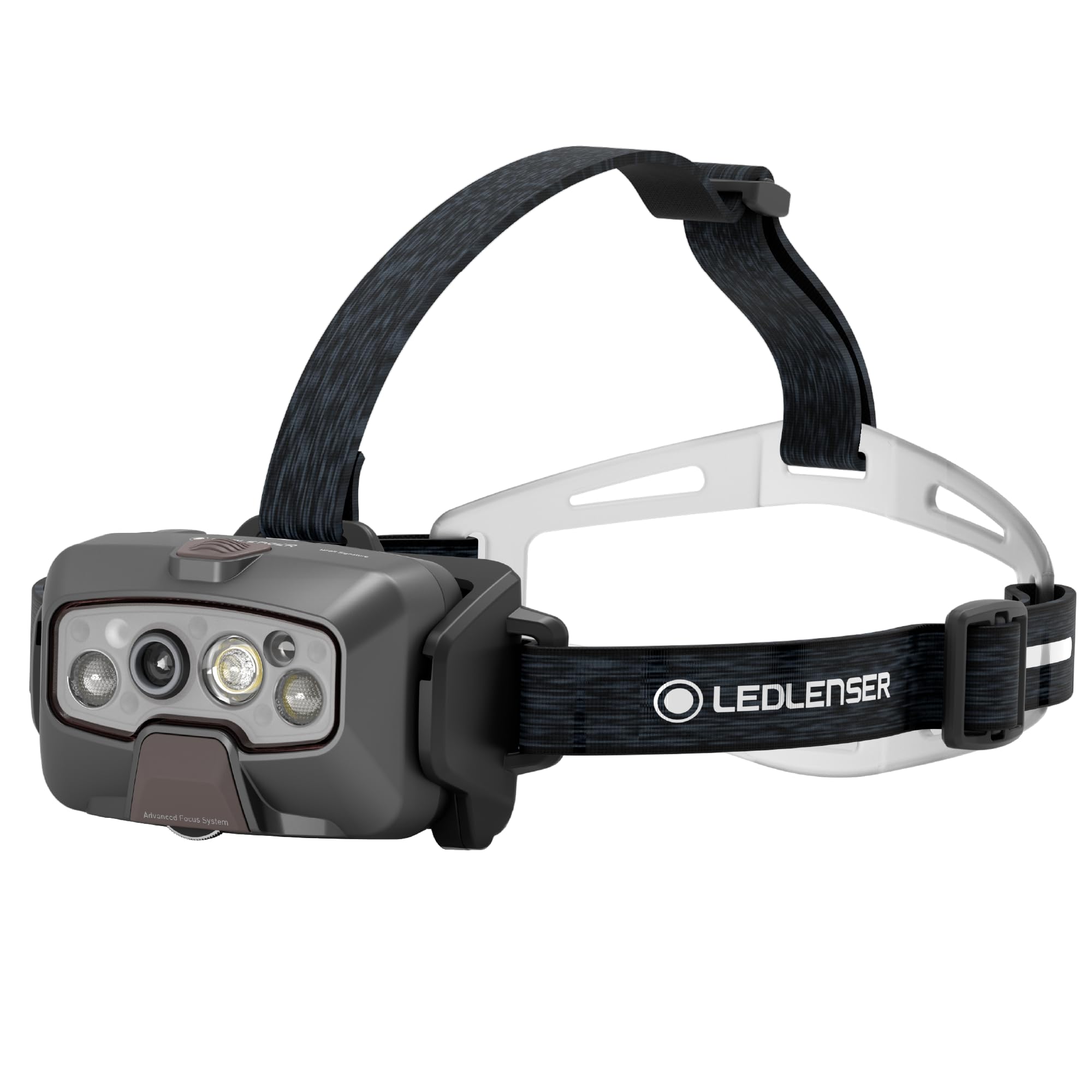 Ledlenser HF8R Core headlamp with a wide beam for outdoor tasks.
