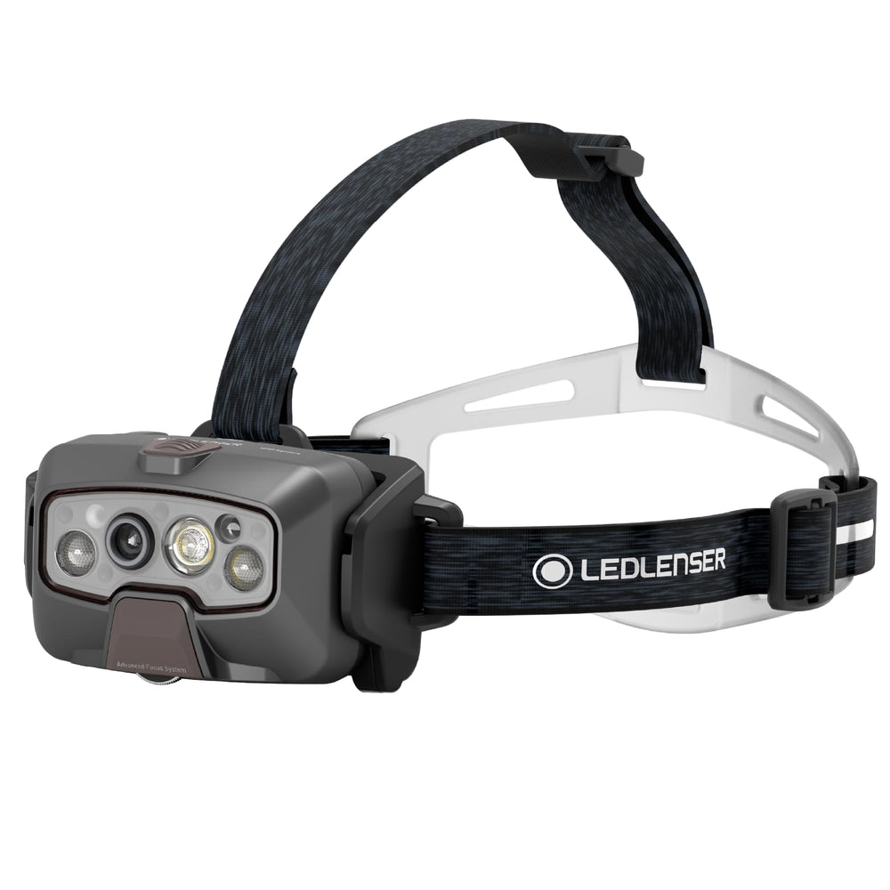 Ledlenser HF8R Core headlamp with a wide beam for outdoor tasks.