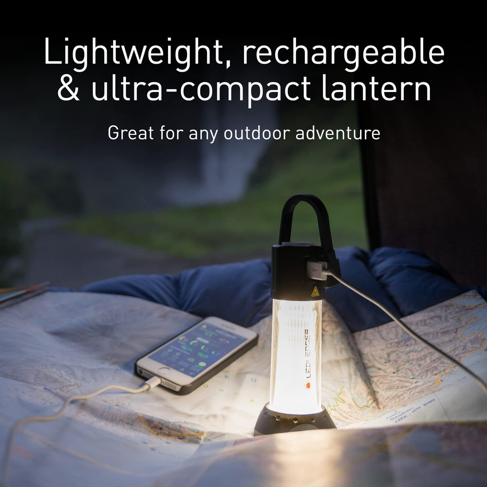 Ledlenser ML4 beam with glare-free distribution improves tent visibility